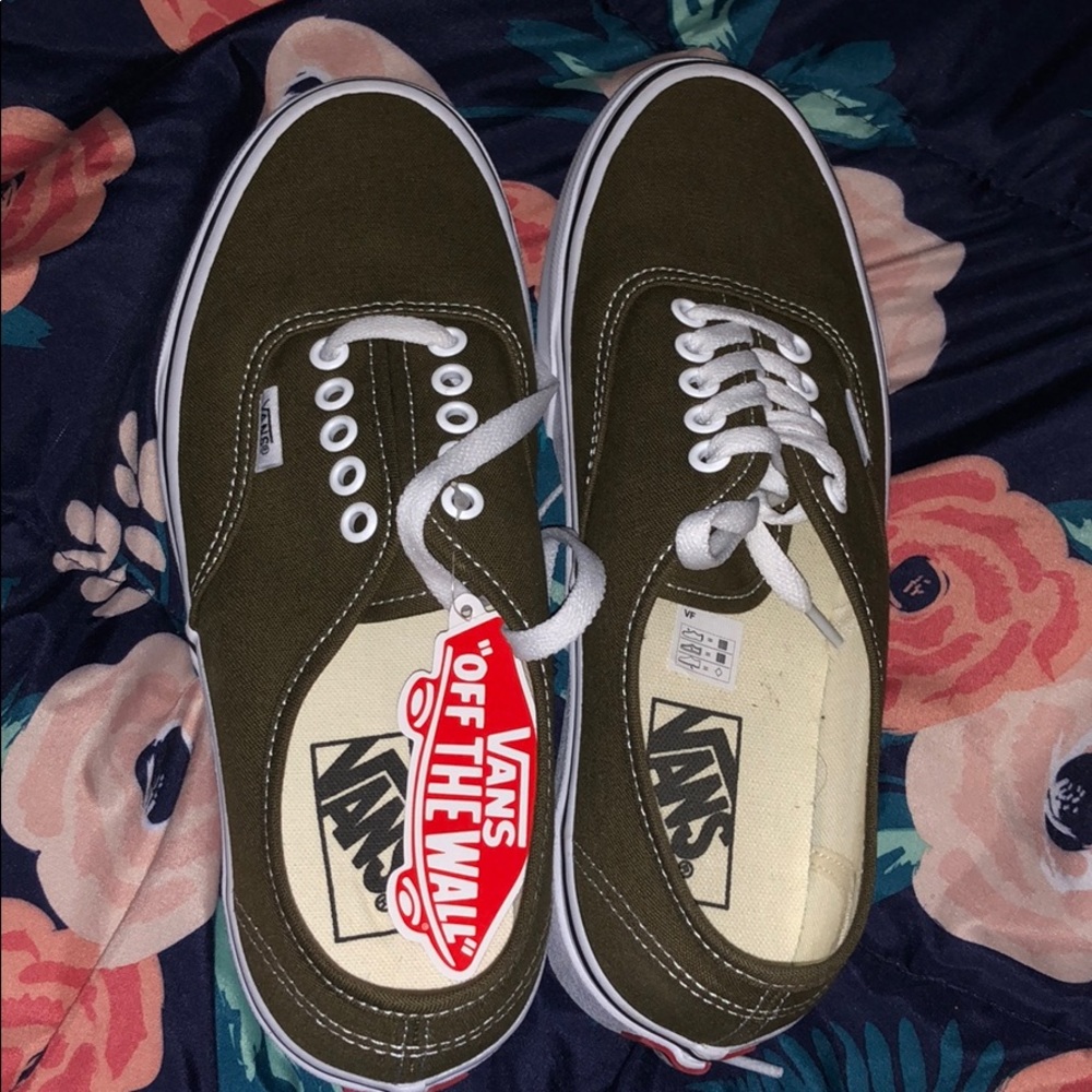 Olive green vans